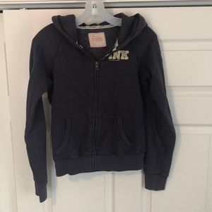 University of Michigan Pink zip up